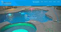 Desktop Screenshot of meridianpoolandspa.com